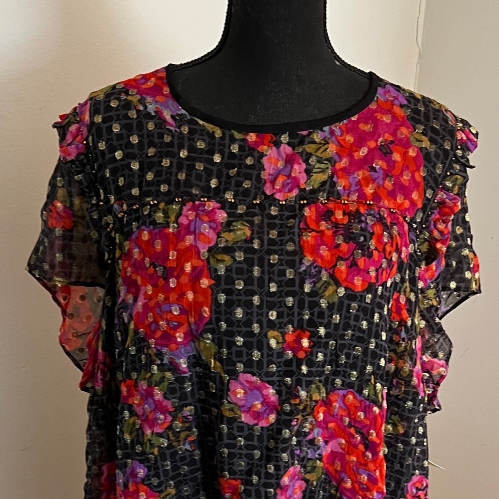 Lightweight sheer blouse